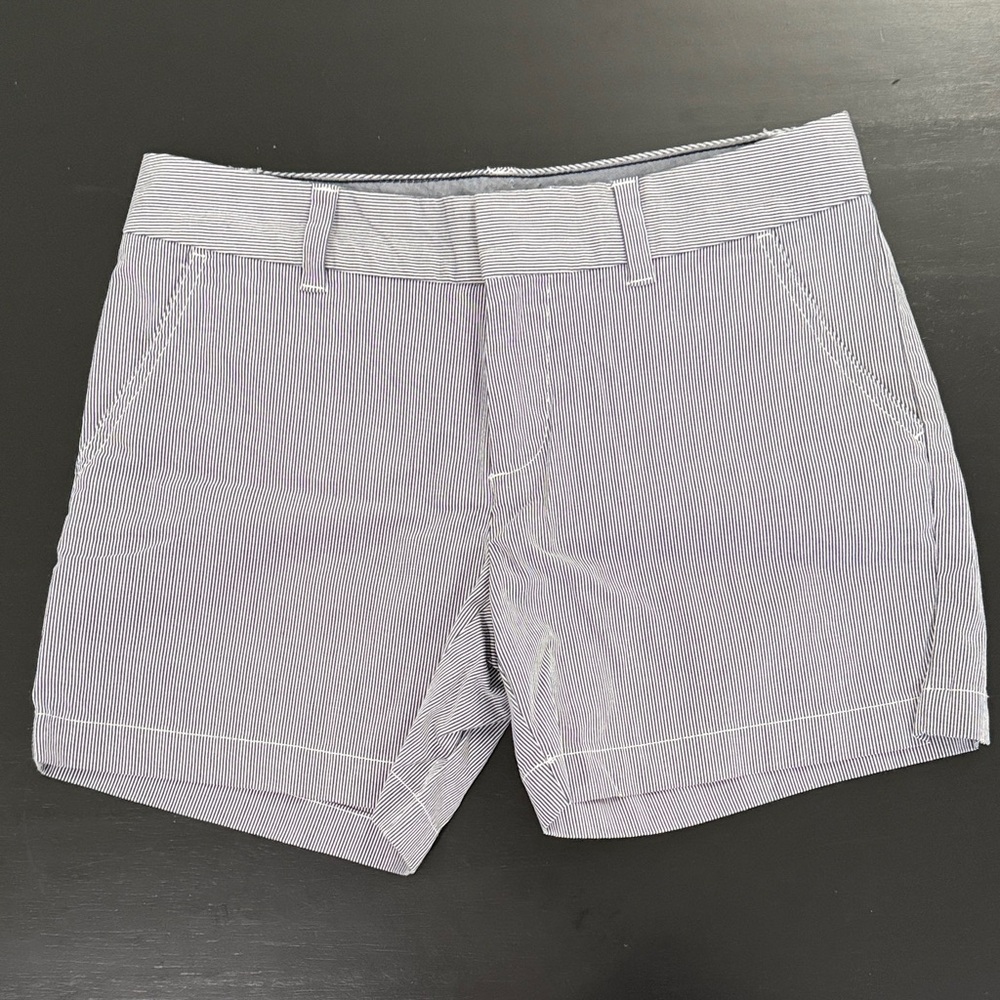 Tommy Hilfiger Navy and White Pinstripe Bermuda Shorts, NWOT